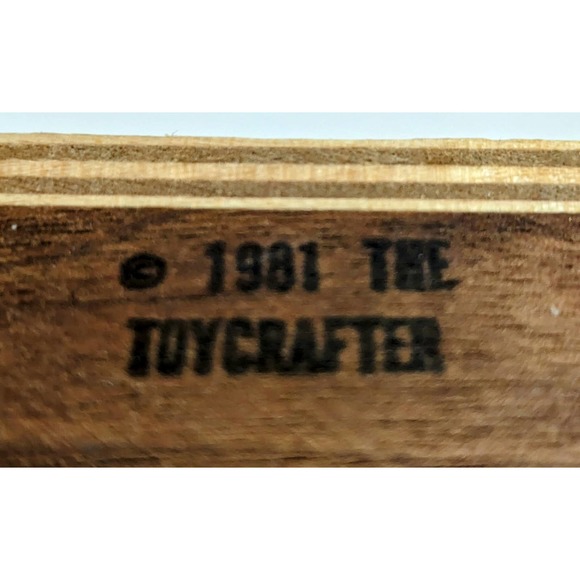 Vintage San Francisco Trolley Car 1981 The Toy Crafter - Picture 4 of 4